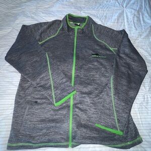 Gray Performance Jacket with Lime Trim by Arctic cat